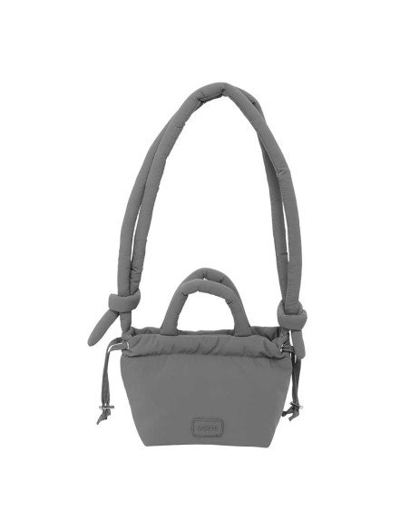 Bolsito Moos Capsula Acolchado "Grey" | Reino Escolar: Mochilas y Regalos