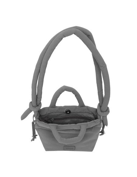 Bolsito Moos Capsula Acolchado "Grey" | Reino Escolar: Mochilas y Regalos