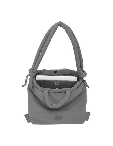 Bolso Mochila Moos Capsula Acolchado "Grey" | Reino Escolar: Mochilas y Regalos