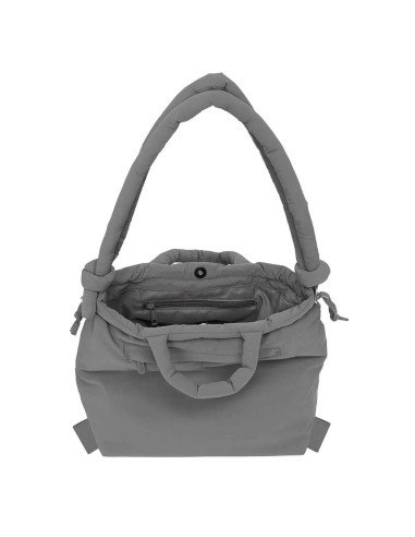 Bolso Mochila Moos Capsula Acolchado "Grey" | Reino Escolar: Mochilas y Regalos