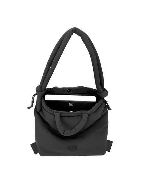 Bolso Mochila Moos Capsula Acolchado "Negro" | Reino Escolar: Mochilas y Regalos