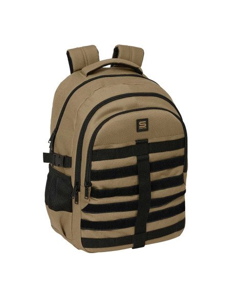 Mochila Cross Doble Safta Tierra | Reino Escolar: Mochilas y Regalos