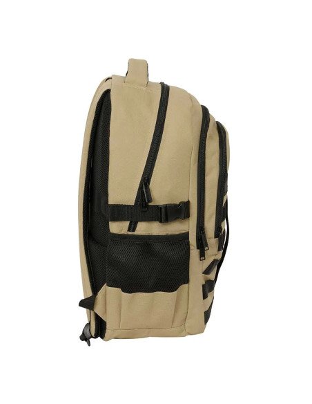 Mochila Cross Doble Safta Camel | Reino Escolar: Mochilas y Regalos