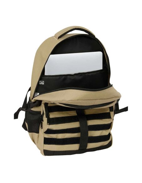 Mochila Cross Doble Safta Camel | Reino Escolar: Mochilas y Regalos