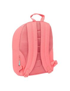 Mochila Para Portatil 14.1" Benetton Basics "Coral" | Reino Escolar: Mochilas y Regalos 2