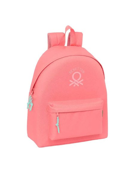 Mochila Benetton Basics "Coral" | Reino Escolar: Mochilas y Regalos