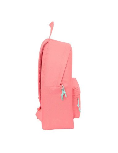 Mochila Benetton Basics "Coral" | Reino Escolar: Mochilas y Regalos