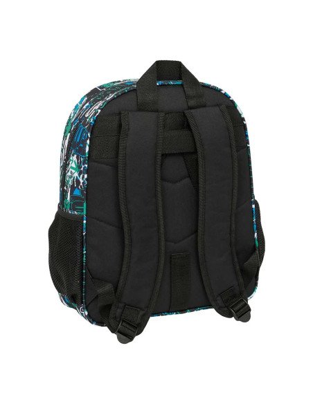 Mochila Junior Adaptable A Carro Safta Graffiti "Go" | Reino Escolar: Mochilas y Regalos