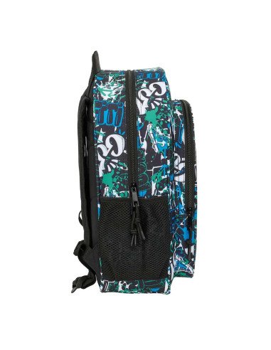 Mochila Junior Adaptable A Carro Safta Graffiti "Go" | Reino Escolar: Mochilas y Regalos