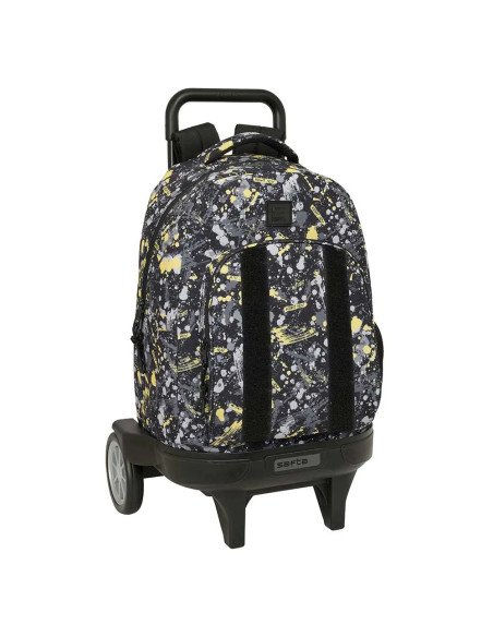 Mochila Grande Con Ruedas Compact Evol. Ext. Safta Graffiti "Splash" | Reino Escolar: Mochilas y Regalos
