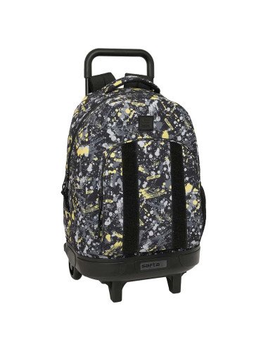 Mochila Grande Con Ruedas Compact Extraible Safta Graffiti "Splash" | Reino Escolar: Mochilas y Regalos