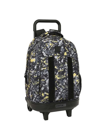 Mochila Grande Con Ruedas Compact Extraible Safta Graffiti "Splash" | Reino Escolar: Mochilas y Regalos
