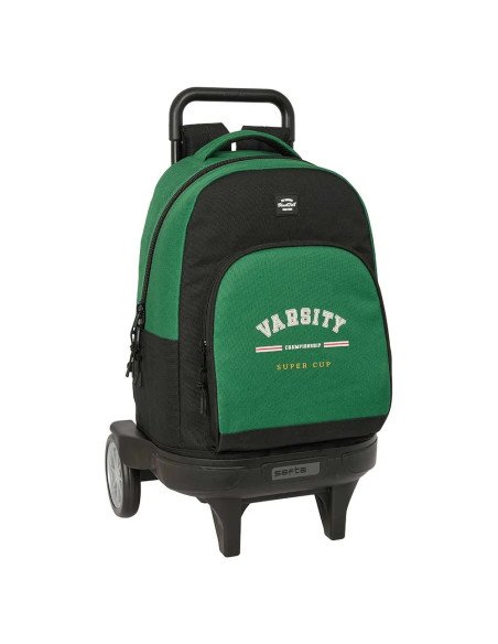 Mochila Grande Con Ruedas Compact Evol. Ext. Blackfit8 "Varsity" | Reino Escolar: Mochilas y Regalos