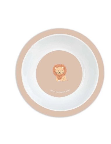 Set De Platos. Cubiertos Y Vaso Safta Preescolar "Leon" | Reino Escolar: Mochilas y Regalos