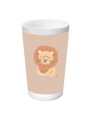 Set De Platos. Cubiertos Y Vaso Safta Preescolar "Leon" | Reino Escolar: Mochilas y Regalos