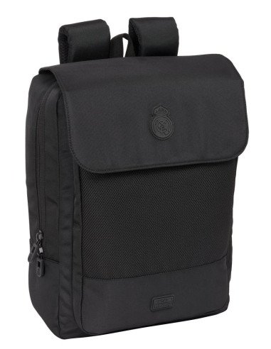 Mochila Con Solapa Portatil 13.3''+Usb Real Madrid Premium | Reino Escolar: Mochilas y Regalos