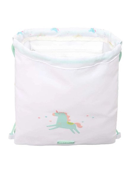 Saco Plano Junior Safta Preescolar "Unicornio" | Reino Escolar: Mochilas y Regalos
