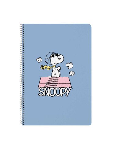 Libreta Folio 80 H. Tapas Duras 1Diseño Snoopy | Reino Escolar