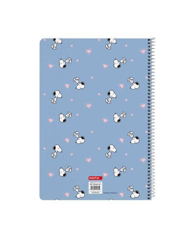 Libreta Folio 80 H. Tapas Duras 1Diseño Snoopy | Reino Escolar