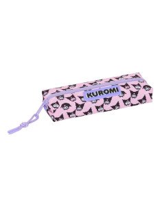 Portatodo Rectangular con Goma Elast. 22Cm Kuromi | Reino Escolar: Mochilas y Regalos