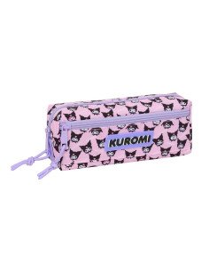 Portatodo Triple Peq. con Goma Elast. 22Cm Kuromi | Reino Escolar: Mochilas y Regalos