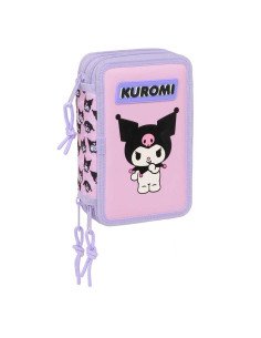 Plumier Triple 37 Pcs Kuromi | Reino Escolar: Mochilas y Regalos