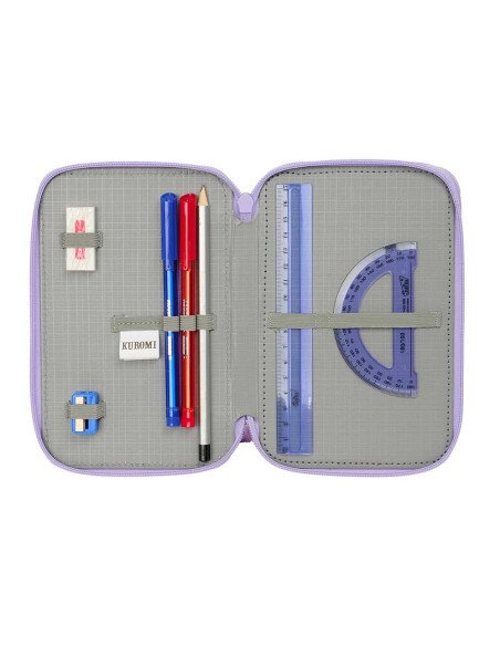 Plumier Triple 37 Pcs Kuromi | Reino Escolar: Mochilas y Regalos