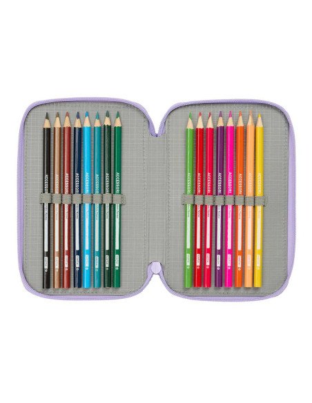 Plumier Triple 37 Pcs Kuromi | Reino Escolar: Mochilas y Regalos