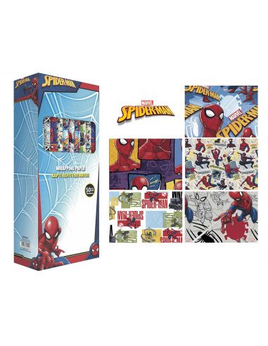 Papel De Regalo Spider-Man | Reino Escolar: Mochilas y Regalos