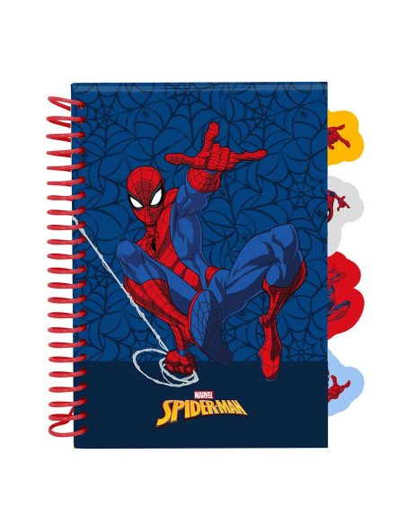 Bloc De Notas A5 Spider-Man | Reino Escolar: Mochilas y Regalos