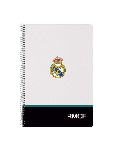 Libreta Folio 80 H. Tapas Duras Real Madrid Equip. 26/27 | Reino Escolar: Mochilas y Regalos