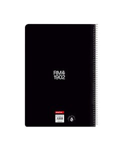Libreta Folio 80 H. Tapas Duras Real Madrid Equip. 26/27 | Reino Escolar: Mochilas y Regalos 2