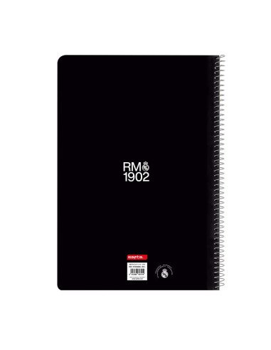 Libreta Folio 80 H. Tapas Duras Real Madrid Equip. 26/27 | Reino Escolar: Mochilas y Regalos