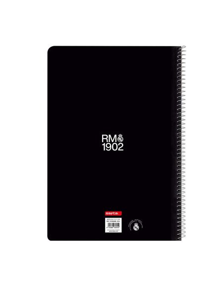 Libreta Folio 80 H. Tapas Duras Real Madrid Equip. 26/27 | Reino Escolar: Mochilas y Regalos