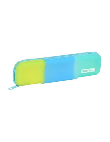 Portatodo Estrecho Silicona Safta Silicona Tricolor | Reino Escolar: Mochilas y Regalos