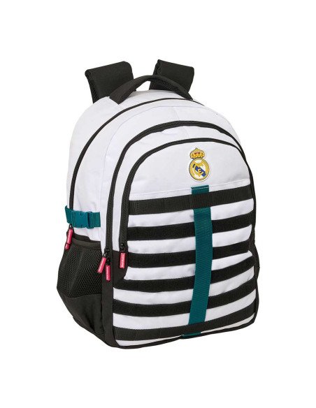 Mochila Cross Doble Real Madrid Equip. 26/27 | Reino Escolar: Mochilas y Regalos