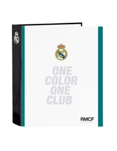 Carpeta F. 4 Anillas 35Mm Lomo Ancho Real Madrid Equip. 26/27 | Reino Escolar: Mochilas y Regalos