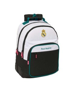 Mochila Doble Adaptable a Carro Real Madrid Equip. 26/27 | Reino Escolar: Mochilas y Regalos