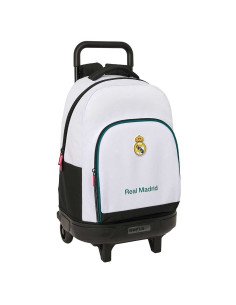 Mochila Grande con Ruedas Compact Extraible Real Madrid Equip. 26/27 | Reino Escolar: Mochilas y Regalos