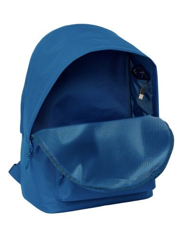 Mochila Doble Para Portatil 15.6"+Usb Real Madrid | Reino Escolar: Mochilas y Regalos