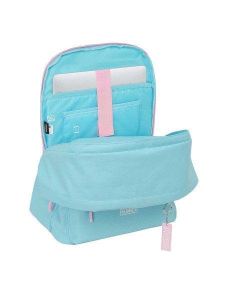 Mochila Doble para Portátil 15.6" + USB Munich "Sky"