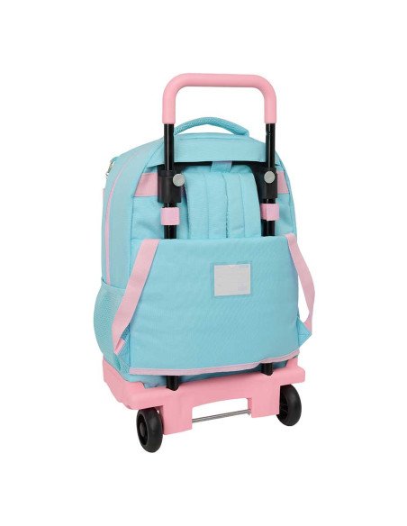 Mochila Grande con Ruedas Compact Ext.Simple Munich "Sky" | Reino Escolar: Mochilas y Regalos