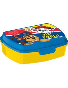 Sandwichera Rectangular Paw Patrol "Pups Rule" | Reino Escolar: Mochilas y Regalos