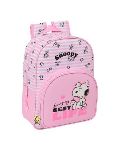 Mochila Infantil Adaptable a Carro Snoopy | Reino Escolar: Mochilas y Regalos