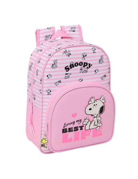 Mochila Infantil Adaptable a Carro Snoopy | Reino Escolar: Mochilas y Regalos