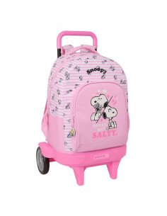 Mochila Grande con Ruedas Compact Evol. Ext. Snoopy | Reino Escolar: Mochilas y Regalos