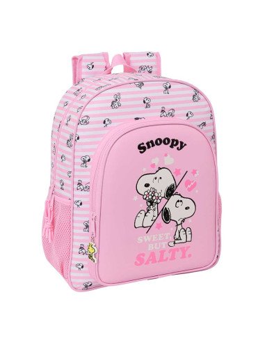 Mochila Junior Adaptable a Carro Snoopy | Reino Escolar