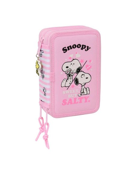Plumier Triple 37 piezas Snoopy | Reino Escolar