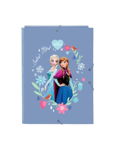 Carpeta Folio 3 Solapas Frozen | Reino Escolar: Mochilas y Regalos