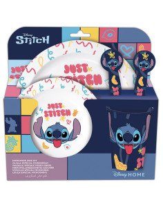 Set Micro Kids 5 Piezas En Estuche Stitch "Sweet" | Reino Escolar: Mochilas y Regalos